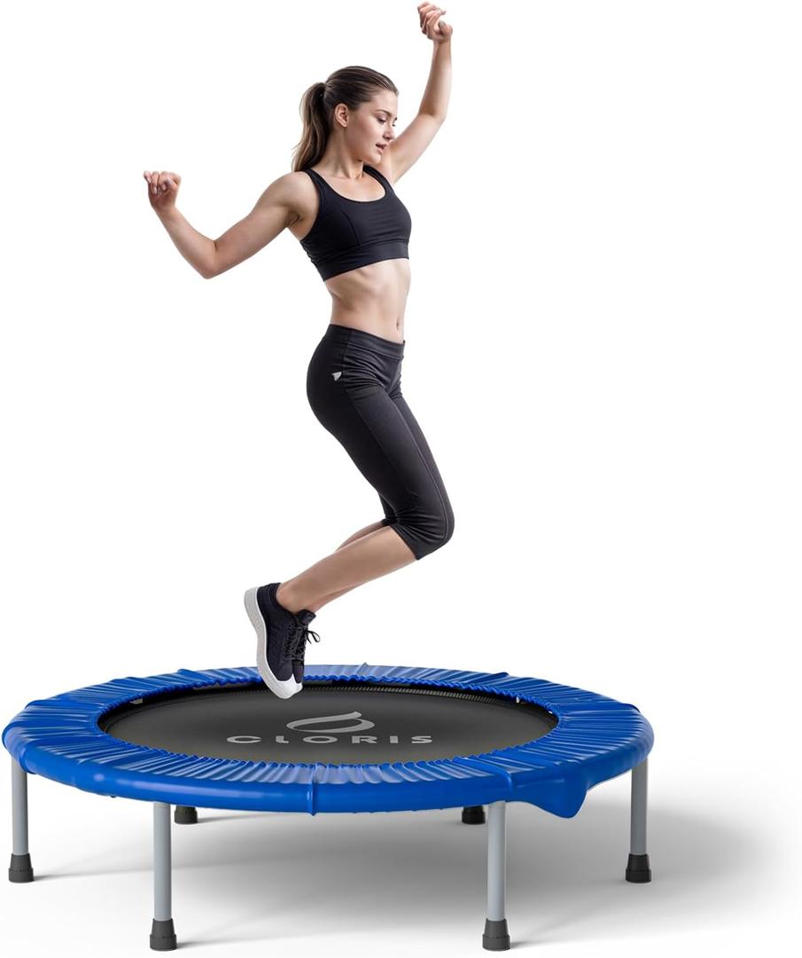 CLORIS 36'' Foldable Trampoline - Max Load 170lbs, Rebounde Trampoline Indoor/Outdoor Fitness Body Exercise
