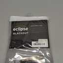 Eclipse Darrell Modern Blackout Thermal Grommet Window Curtains for Bedroom or Living Room (Single Panel), 37 in x 84 in, Gray (Grey)