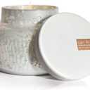 Capri Blue Holiday Mercury Jar Candle - Soy Blend - Fall Candles for Home Scented with White Pumpkin, Nutmeg & Vanilla - Pumpkin Candle for Fall Decor - Signature (Pumpkin Dulce, 19 oz)