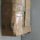 Pet Window Perch with 360 & Adjustable Raised Feeder, Pet Bunk Bed with Stairs and Storage, Dog Beds Attachment to Human Bed, Bedside Dogs Cot for Small, Medium Cats & Dogs (Brown)