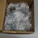 homdiy 25 Pack Brushed Satin Nickel Cabinet Knobs, Round Kitchen Drawer Knobs Solid Zinc Alloy Drawer Pulls for Kitchen Bathroom Closet Dresser Cabinets