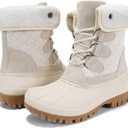 STQ Womens Winter Duck Boots Waterproof Cold Weather Snow Boots (8, Warm Wood)