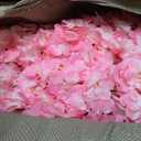 Artificial 7 FT Cherry Blossom Tree - Handmade Pink Fake Cherry Blossom Tree Centerpieces for Wedding Party Christmas Garden Indoor & Outdoor