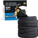 2025 Upgraded Non-Expanding Garden Hose, Lightweight, Flexible Ultra-Light Water Hose, Burst-Resistant, Lead-Free, Anti-Kink, High-Pressure (50 FT)