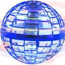 Hoofun Flying Orb Ball Toy, 2025 Magic Hover Ball Boomerang, 360 Rotating Cosmic Globe Flying Spinner, Hand Controlled Mini Drone with Led Lights, Cool Toys Gift for Boys & Girls Age 6-12, Blue