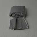 Lekesky Duvet Cover Queen Size, Grey Breathable Comforter Cover Queen Size 3pc Ultra Soft Brushed Bedding Duvet Cover Set with Zipper Ties (1 Duvet Cover 90x90 inches with 2 Pillow Cases)