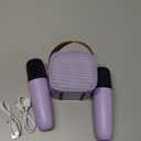 Karaoke Machine for Kids, Portable Mini Speaker with 2 Wireless Microphones, 2026 TOP Kids Gifts for Girls Ages 3, 4, 5, 6, 7, 8, 9, 10, 12 +Years Old, 4-12th Birthday Present Toy Party (Purple)