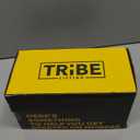 Pull Up Assistance Bands - 4 Heavy Duty Pull Up Bands with Adjustable Strap and Foot Rest - Stackable Pull Up Assist Band Set for Pull Up Bar - Resistance Bands for Pull Ups Chin Ups Strength Training (Black)