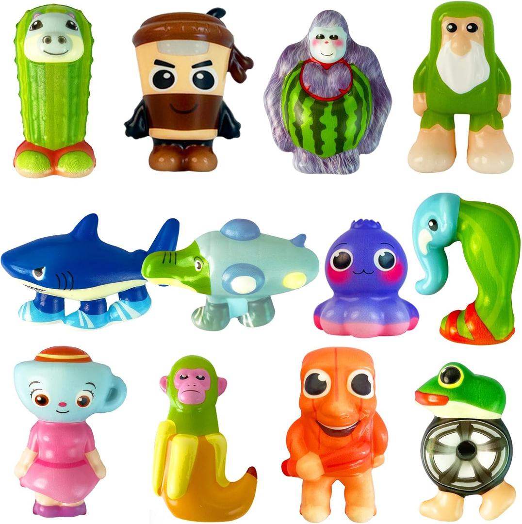 Tralalero Tralala Action Figure,Tung Tung Sahur Meme Unique Action Figures Decorations Gifts, Toys Desktop Decor (Green)