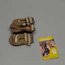 QUMY 4PCS Dog Boots for Large Dogs, Medium Dog Shoes & Paw Protectors for Hot Pavement, Summer Heat Protection, Mesh Breathable Nonslip Dog Booties for Hardfloors, Walking Running Hiking Khaki Size 1