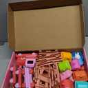 Train Set Toy Toddlers for 1-3 Learning Toy for Ages 1 2 3,Montessori Learning Matching & Sorting Toys,Christmas Birthday Gift Boys Girls (Pink)