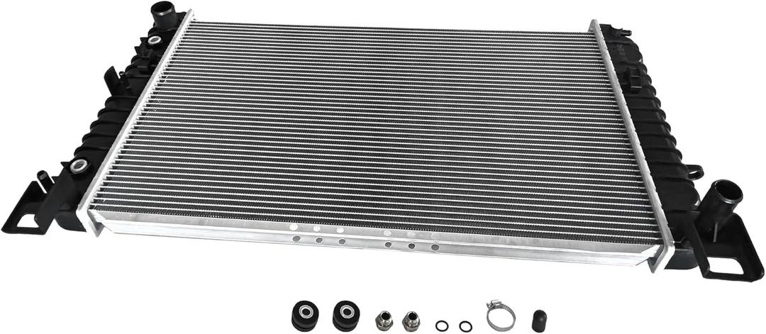 Aluminum Crossflow Radiator Compatible with 1999-2007 GMC Sierra 1500 Chevrolet Silverado 1500 4.3L 4.8L 5.3L 2334 15193110