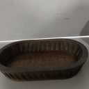 Samhita Mango Wood Decorative Bowls for Home Dcor, Decorative Long Wooden Bowl for Table Centerpiece (10" x 6" x 2")
