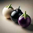 10 x 30+ Seeds Eggplant Round Mix - Vegetable Multicolor