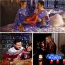 2 x 12 Pack Fairy Lights Battery Operated String Light7FT 20LED Waterproof Silver Wire Christmas Lights Outdoor,Firefly Mini Light for Bedroom Party Birthday Wedding Indoor Decorations Home Decor (Blue)