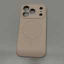 Miracase Magnetic for iPhone 17 Pro Case, Compatible with MagSafe, Integrated Silicone Camera Control Cover, 3.0mm Thicken Shockproof Drop Protection Phone Case for 17 Pro,Sand