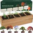 5 DIY Bonsai Tree Kit for Beginners, Complete Indoor Gardening Starter Kit with Seeds, Soils, Pots & Tools, Unique Birthday Gifts Ideas for Women, Men