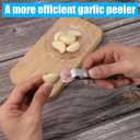 3 x 3pcs Stainless Steel Garlic Peeler, Garlic Skin Remover Garlic Tweezers Simple Fish Bone Tweezers Portable Garlic Peeling Clips Prevent Garlic Smell on Your Hands Tool for Cooking Kitchen