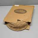 GENMOUS 10 Pack Woven Placemats, 12" Round Placemats Natural Water Hyacinth Boho Placemats,Farmhouse Rattan Chargers for Dinner Plates,Rustic Braided Wicker Table Mats for Dining Table,Home,Wedding