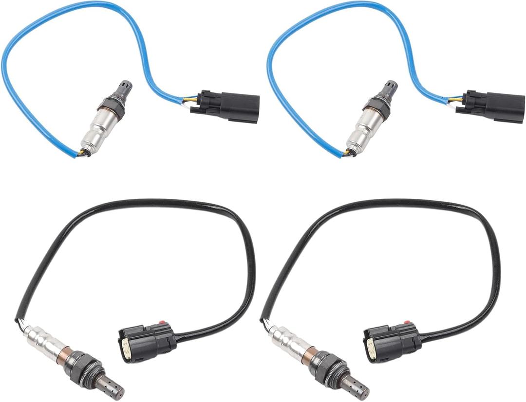 Dasbecan 234-5038 234-4490 O2 Oxygen Sensor 4PCS Compatible with Explorer Ford F150 F-150 Mustang Edge Fusion 3.5L 3.7L Escape Flex Taurus MKZ MKX MKT MKS 2010-2016 Upstream & Downstream