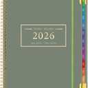 3 x Planner -2026, Hardcover Weekly & Monthly Calendar Planner, January 2026 - December 2026, 8.5" x 11", Daily Agenda Book with Colorful Tabs, College Organizer Notebook, School & Work Supplies for Student Teacher Classroom