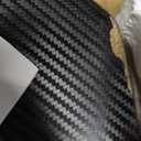 TIQLAB Gaming Desk with LED Lights, 40 Inch Computer Desk Z Shaped Gamer Workstation, Gaming Table with Carbon Fiber Surface, PC Gamer Desk, Black