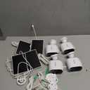 Security Cameras Wireless Outdoor-Solar&Battery Powered 2K 2.4G Cameras for Home Security, Instant Alert, AI Human Detection, Color Night Vision, 2-Way Talk, SD Storage, Work with Alexa, Z1 4P