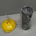 Kingsyard Finch Feeders for Outdoors Hanging, Metal Mesh Tube Bird Feeder for Nyjer/Thistle Seed, 2.5 lbs Large Capacity (Yellow)