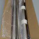 PHITRIC Flag Pole Kit, Tangle Free Spinning Stainless Steel Rustproof Flagpole for 3x5 Sports Fan Outdoor Flags for Outside House (Silver, 5FT, with Bracket)