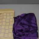 Bedsure King Size Satin Pillowcase Set of 2 - Purple Silky Pillow Cases for Hair and Skin with Envelope Closure, Similar to Silk Pillow Cases, Gifts for Women Men, 20x36 Inches, 2pcs