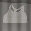 Champion Women's Sports Bra, Absolute, Moderate Support, High-Impact Sports Bra for Women (White, L)