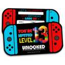 XIAOPNN Video Game 13th Birthday Party Invitation for Boys, 13 Years Old Kids Games Birthday Party Supplies, 30 Cards With 30 Envelopes Pack of 2