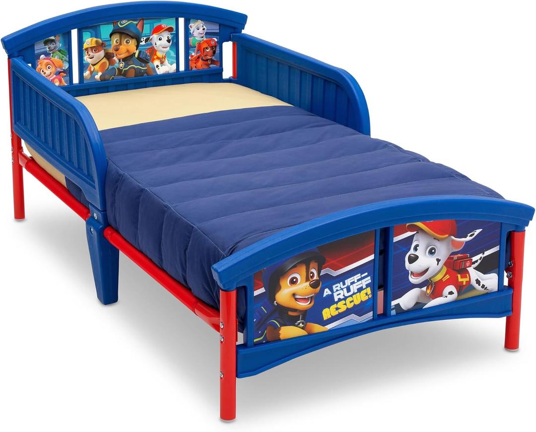 Delta Children Plastic Toddler Bed, Nick Jr. PAW Patrol, 1 Count