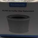 FULMINARE PU-P07 Air Purifiers Replacement, H13 HEPA Air purifiers for Bedroom,Pets, Office, Portable Small Air Filters Quiet Air Cleaner Filtering Out 99.97% 0.01 Microns, Smoke, Particles