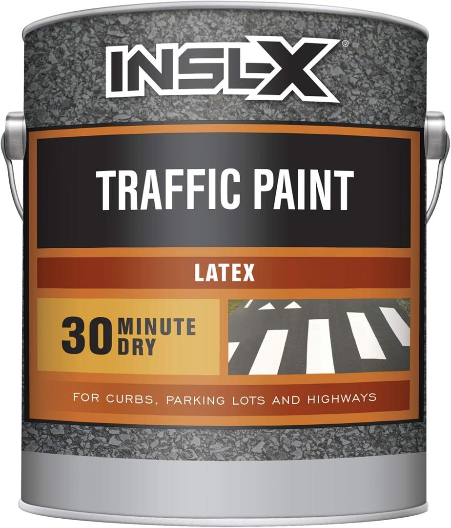 INSL-X Acrylic Latex Traffic Paint, Handicap Blue, 1 Gallon, 128 Fl Oz