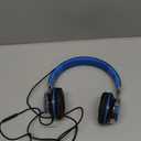 AILIHEN C8 Kids Headphones Wired, OnEar Headphones with Microphone and Volume Control Foldable Corded Stereo 3.5mm Headset for School Teens Smartphones Chromebook Laptop Tablets Travel (Black Blue)