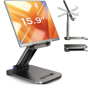 LISEN for iPad Stand Tablet Holder for Desk, Cool Home Office Desk Accessories for Men Women Kids Tablet Gifts, Office Home Essentials Gadgets Portable Monitor Stand for iPad a16 Accessories Switch