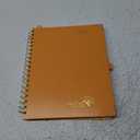 POPRUN 2026 Planner (Large Size 10'' x 8'' Wire-Bound Hard Cover) Daily Weekly and Monthly Calendar - Agenda 2026 (Jan.2026-Dec.2026) with Hourly Schedule, Monthly Tabs - Orange