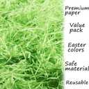 AVOIN Easter Grass, 9 Oz Easter Basket Grass, Shredded Tissue Easter Grass Basket Filler, Easter Grass Paper for DIY Easter Gift Wrapping, Easter Egg Stuffer Party Supplies (Green)