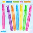 AuroTops 48 Pcs Bubble Wands Bulk,Bubbles Party Favors for Kids Giant Bubble Wand,Big Bubbles Birthday Gifts for Boys Girls,Ideal for Carnival,Wedding,Classroom Prizes,Goodies Bags Stuffers,6 Colors