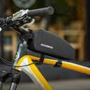 ROCKBROS Top Tube Bag Bike Frame Bag with Dual Zippers Bike Pouch (Large(1.6L))