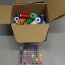 ilauke 72 Pcs Sewing Thread 700 Yards, 36 Colors Prewound Bobbins Thread for Sewing, Polyester Sewing Machine Threads for Brother Singer Janome with Sewing Supplies (72 pieces (including accessories))