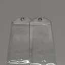 Cruise Ship Essentials for Carnival, Princess, NCL, MSC by JOLLYANTS, Cruise Luggage Tag Holders, Cruise Must Haves Waterproof & Reusable (2 Clear)