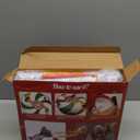 Heavy Duty Snow Tube with Premium Canvas Cover for Kids and Adults 44 Snow Tubes with Tow Rope & Handles for Sledding, Thickened Anti Damage Bottom Cold-Resistant Winter Outdoor Toy