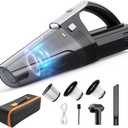 Handheld Vacuum Cordless Car Vacuum 14000PA Brushless Rechargeable Car Hand Held Vacuum Cleaner for Car, Home, Office Cleaning and Pet Hair 6000Amh with Storage Bag (Black)