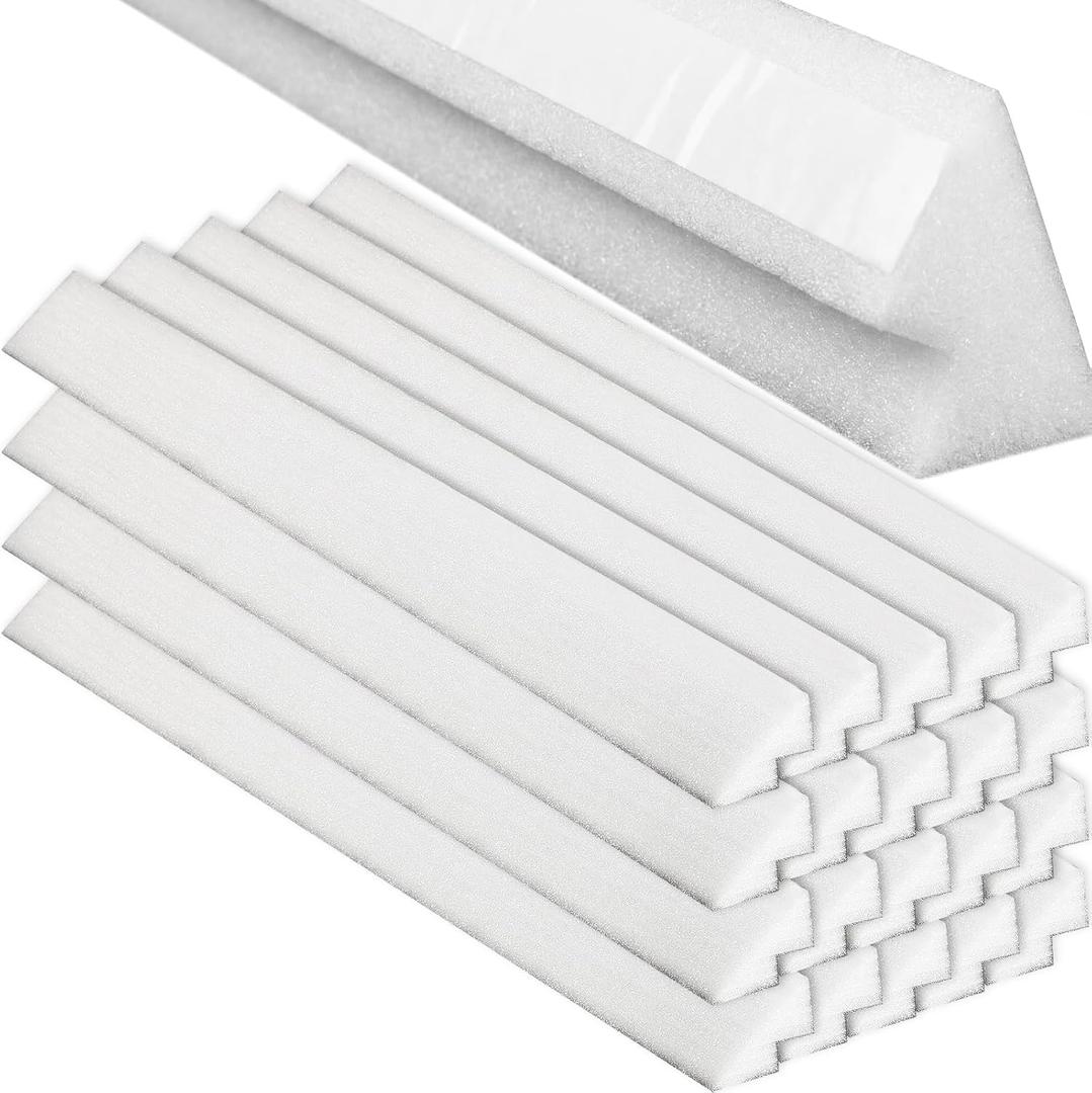 Pangda 20 Pcs 46" Ground Pool Cove for 24 ft Round Above Ground Pools, Peel and Stick Foam Strips Adhesive Backing Cove Molding for Protecting Pool Liners
