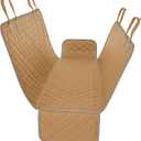 Active Pets Beige XL Dog Car Hammock Back Seat Cover, Waterproof Backseat Cover Protector for Truck Bench Rear of Sedans or SUVs, Essential Pet Supplies Vacuum or Wipe Clean, Machine Washable