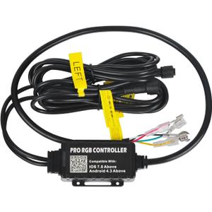 RGB Whip Light Controller Box for omotor 2pc Whip Light