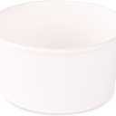 GSM Brands Paper Ice Cream Cups - 100-Count - 5 oz Disposable Dessert Bowls for Hot or Cold Food, 5-Ounce Party Supplies Treat Cups for Sundae, Frozen Yogurt, Soup, White