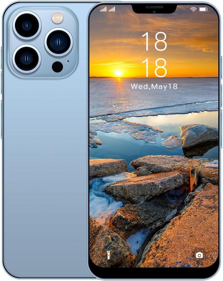 Unlocked Smartphone 6.7inch Cell Phone IP14pro Max 2+16GB HD Full Screen Straight Talk Phone Dual Sim Unlocked Android Phones Boost Mobile Phone (blue)